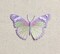 Lavender Monarch Butterfly, Pastels, Embroidered, Iron on Patch